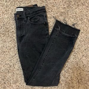 Madewell Cali Demi Faded Black Wash